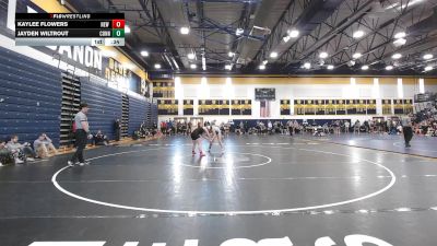 148 lbs Consy 3 - Kaylee Flowers, New Castle vs Jayden Wiltrout, Connellsville