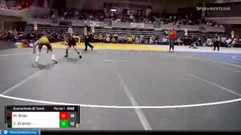 75 lbs Quarterfinals (8 Team) - Clayton Birkholz, HLWW vs Michael Brisk, Pierz