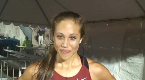 Justine Fedronic Advancing to second round of 1500m at 2012 NCAA D1 West Prelim