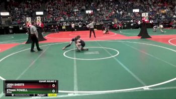102 lbs Champ. Round 2 - Ethan Powell, BTWA vs Josh Sheets, CPWA