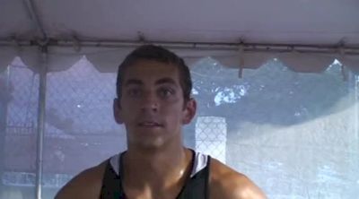 Michael Preble After first round of 800m at 2012 NCAA D1 West Prelim