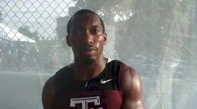Prezel Hardy runs second fastest time 10.18 in first round at 2012 NCAA D1 West Prelim