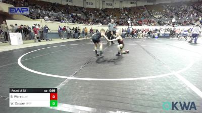 49 lbs Round Of 32 - Byrd Ware, Cleveland Take Down Club vs Waylon Cooper, Sperry Wrestling Club