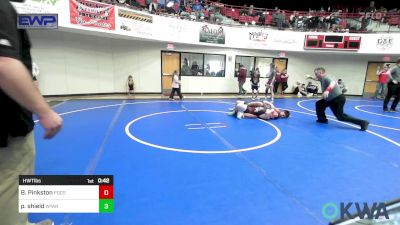 Rr Rnd 1 - Noah Garcia, Wagoner Takedown Club vs Gage Bledsoe, Woodland Wrestling Club