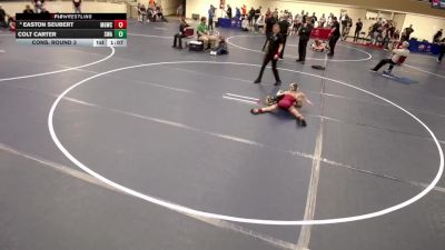 10U - 56 lbs Cons. Round 3 - Easton Seubert, Maple Grove Wrestling Club vs Colt Carter, Summit Wrestling Academy