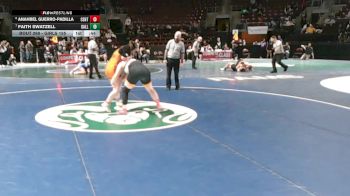 Girls 155 lbs Cons. Round 2 - Faith Swatzell, Gallup vs Anahbel Guerro-Padilla, Centennial
