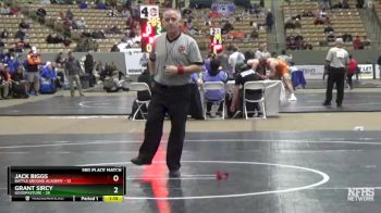 132 lbs Placement (4 Team) - Grant Sircy, Goodpasture vs Jack Biggs, Battle Ground Academy