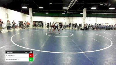 150 lbs Consi Of 64 #2 - Blake Sloan, MI vs Maximus DelBosque, CA