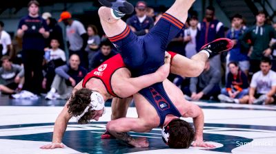 133 lbs 1st Place Match - Lucas Byrd, Illinois vs Jesse Mendez, Ohio State