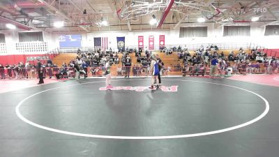 145 lbs Quarterfinal - Kyra Russell, Winnisquam vs Justice Beckford, Raymond