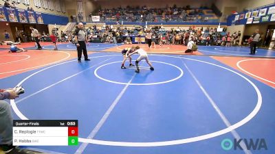 58 lbs Quarterfinal - Channing Replogle, Team Tulsa Wrestling Club vs Parker Hobbs, Salina Wrestling Club