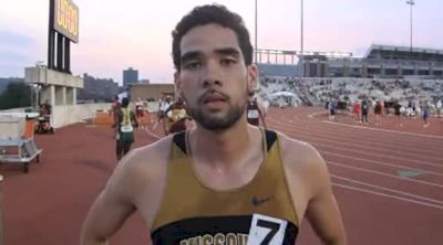 Ricky West of Mizzu wins 800 section at 2012 NCAA D1 West Prelims