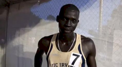 Charles Jock talks 800 meter doubts and planning after round one at 2012 NCAA D1 West Prelims