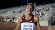 Chris Derrick qualifies with jokes and Levins analysis after 10k at 2012 NCAA D1 West Prelims