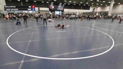 110 lbs Champ. Rd Of 16 - Bella Reyes, Scotsmen Wrestling Club vs Abby Richers, Gracie Barra Westchase Wrestling Club