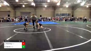 58 lbs Prelims - Jace Manning, Maize vs Giovanni Garcia, Rough Riders