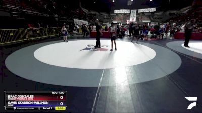 108 lbs Cons. Round 5 - Isaac Gonzales, Madera Wrestling Club vs Gavin Skadron-Willmon, LAWC