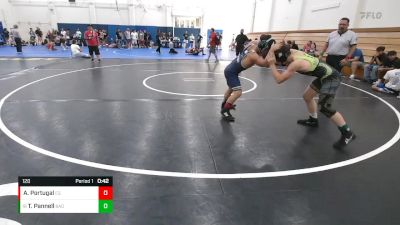 120 lbs Cons. Round 5 - Trajan Pannell, Bay Area Dragons vs Alex Portugal, Elk Grove