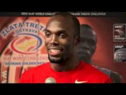 LaShawn Merritt - interview before Ostrava Golden Spike 2012