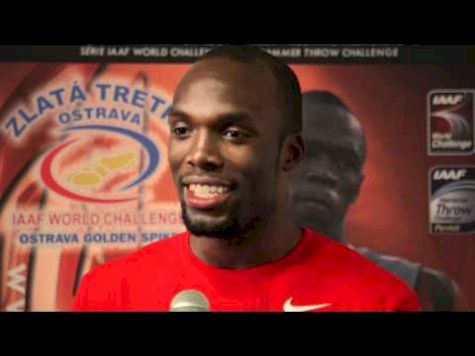 LaShawn Merritt - interview before Ostrava Golden Spike 2012