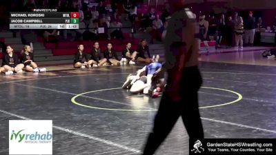 113 lbs Michael Koroski, Mt. Olive vs Jacob Campbell, Pope John Xxiii