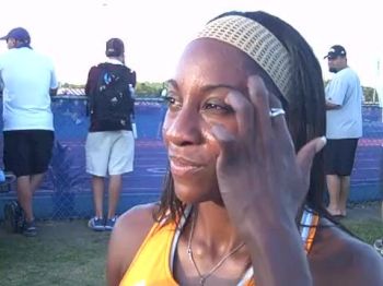 Chanelle Price cruises thru in 2:02 for best time in 800 at NCAA East Prelim