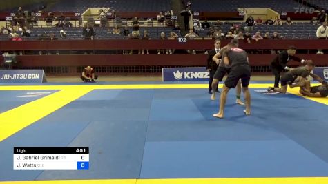 James Gabriel Grimaldi vs James Watts 2024 Pan IBJJF Jiu-Jitsu No-Gi Championship