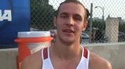 Austin Mudd Wisco frosh makes to NCAA 800 at 2012 NCAA West Prelim