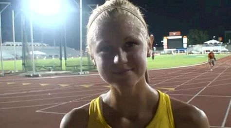 Caroline Hogardh NAU 3rd in steeple sec 3 at 2012 NCAA West Prelim