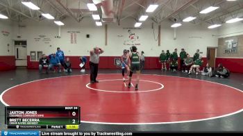 113 lbs Round 1 - Brett Becerra, Cedar Rapids Kennedy vs Jaxton Jones, Columbus Community/WMU