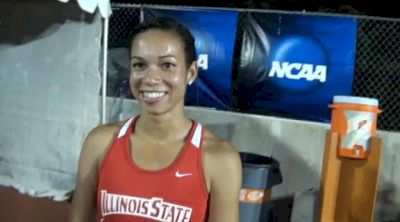 Aisha Praught wow-ing herself in senior year and first outdoor national after 2012 NCAA West Prelim