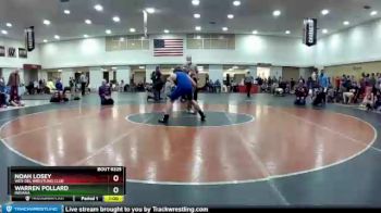 165 lbs Cons. Round 3 - Warren Pollard, Indiana vs Noah Losey, Wes-del Wrestling Club