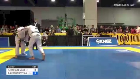 NATHANIEL RICHARD LANE vs ANTHONY LEONARD VITULLO 2021 World Master IBJJF Jiu-Jitsu Championship