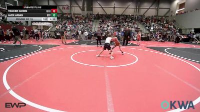61 lbs Round Of 16 - Tracen Goins, G3 Grappling vs Jack Arias, Owasso Takedown Club