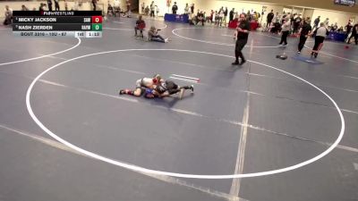 10U - 67 lbs Cons. Semis - Nash Zierden, Rogers Area Youth Wrestling Club vs Micky Jackson, Stillwater Area Wrestling