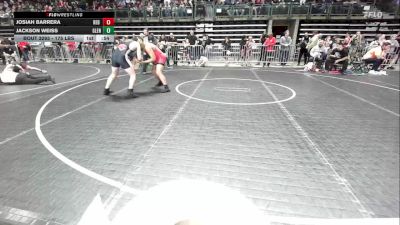175 lbs Quarterfinal - Josiah Barrera, Red Nose vs Jackson Weiss, Glen Rock