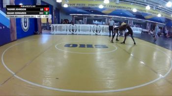 138 lbs Round 6 (8 Team) - Isaiah Edwards, Socs vs Taijhir Johnson, Oakleaf WC