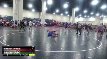 150 lbs Round 1 (6 Team) - Cameron Sommers, Franklin Black & Blue vs Xander Courneya, Team Michigan Blue - DEV