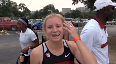 Katie Nelms Stanford surprise double qualifier in 100 and 100H at 2012 NCAA West Prelim