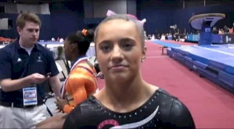 Lexie Priessman 4th AA talks about her rough start on vault
