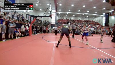 Rr Rnd 1 - Blazyn Welch, Claremore Wrestling Club vs Xavier Rooks-Fly, Team Tulsa Wrestling Club