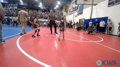 52 lbs Quarterfinal - Rowen Hockett, Caney Valley Wrestling vs Rayce Luu, Pocola Youth Wrestling