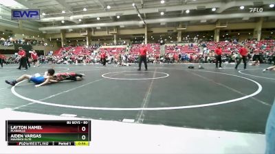 80 lbs Cons. Semi - Layton Hamel, Plainville vs Aiden Vargas, Maverick Elite