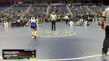 126 lbs Champ. Round 1 - Kamilah Brooks, Pasquotank County vs Morgan Jones, Parkwood