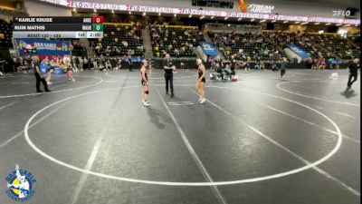 125 lbs Champ. Round 1 - Ruin Mathis, Waukon vs Karlie Kruse, Ankeny