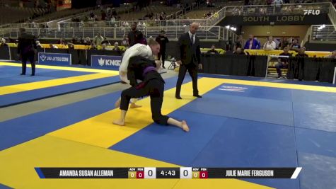 Julie Marie Ferguson vs Amanda Susan Alleman 2025 Pan Jiu Jitsu IBJJF Championship
