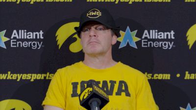 Tom Brands Talks Through Iowa's Season Opening Lineup
