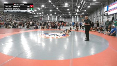 115 lbs Cons. Quarters - Layla Stroh, Prometheus Wrestling Club vs Kailey Biggers, Cowboy Mat Club