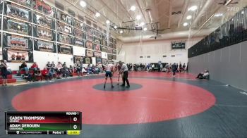 150-152 lbs Round 3 - Caden Thompson, Legend vs Adam Derouen, Chaparral