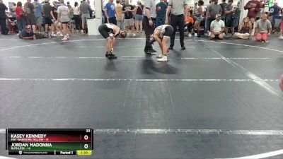 84 lbs Round 5 (6 Team) - Kasey Kennedy, Mat Warriors Yellow vs Jordan Madonna, Ruthless